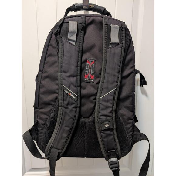 SWISSGEAR Laptop Backpack 17" Scan Smart Air Flow Black Carry On Travel - Picture 6 of 13